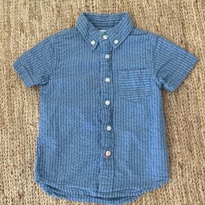 Organic Cotton Shortsleeved Button-down